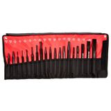 Mayhew Tools 61019 Zımba ve Keski Seti, Siyah Oksit Kaplama, 19 Parça