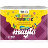 Maylo 3 Katlı 12'li Tuvalet Kağıdı - Beyaz