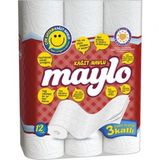 Maylo 3 Katlı Rulo 12'li Kağıt Havlu
