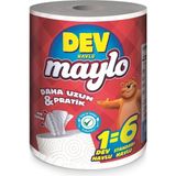 Maylo Dev Kağıt Rulo Havlu Tekli Içten Çekmeli - Renkli