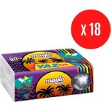 Maylo Puf Mendil 150 Yaprak 18'li Paket - Beyaz