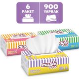 Maylo Puf Mendil 150'li 6 Paket - Beyaz