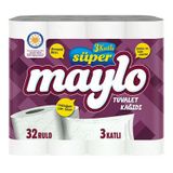 Maylo Süper 3 Katlı Tuvalet Kağıdı 32Li (7'Li Paket)