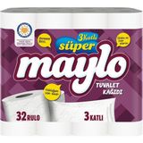 Maylo Süper 3 Katlı Tuvalet Kağıdı 32'li Paket - Ekstra Yumuşak ve Dayanıklı