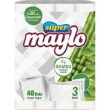 Maylo Süper Maylo Bambu Katkılı Tuvalet Kagıdı 40'Lı