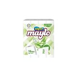 Maylo Süper Organik Aloe Vera Kağıt Havlu 3 Katlı 16'lı (8'li Paket)