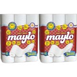 Maylo Üç Katlı Kağıt Havlu 24 Rulo (2 x 12)