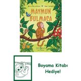 Maymun Bulmaca + Boyama Kitabı