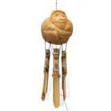 Maymunlu Bambu Rüzgar Çanı P74824s962