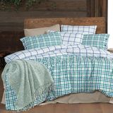 Mayon Tek Kişilik %100 Pamuk Flanel (Pazen) Nevresim Takımı Mavi - 160 x 220 cm
