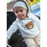 Mayoral 1-3 Yaş Erkek Çocuk Kapüşonlu Sweatshirt Krem - 2 Yaş