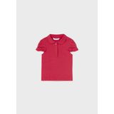 Mayoral 1191 Kız Bebek Polo Yaka Tişört - 24 Ay - Altın - Beyaz - Pembe