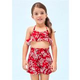Mayoral 3789 Kırmızı Kız Çocuk Bikini Takımı