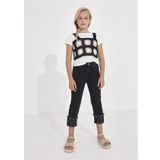 Mayoral 6580 Siyah Denim Kız Çocuk Pantolon