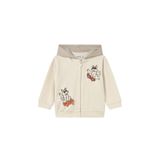 Mayoral Bej Erkek Bebek Fermuarlı Kapüşonlu Sweat Hırka 2428