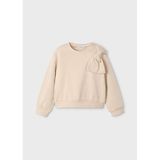 Mayoral Bej Kız Çocuk Fiyonklu Sweatshirt 4434