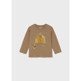 Mayoral Erkek Bebek Baskılı Sweatshirt - 1 Yaş - Kahverengi