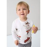 Mayoral Erkek Bebek Baskılı Sweatshirt - Krem - 2 Yaş