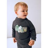 Mayoral Erkek Bebek Kapşonlu Sweatshirt - Gri - 1 Yaş