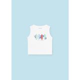 Mayoral Erkek Bebek Kolsuz T-Shirt Beyaz 1036 - 36 Ay