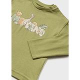 Mayoral Erkek Bebek Uzun Kol T-Shirt Yeşil 1032 - 1 Yaş