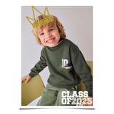 MAYORAL Erkek Çocuk Baskılı Sweatshirt, Yeşil, 5 Yaş