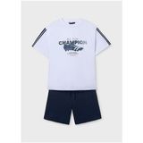 Mayoral Erkek Çocuk Bermuda Şort ve T-Shirt Takım - 06687 - 10 Yaş - Beyaz