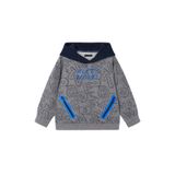 Mayoral erkek çocuk fermar çepli sweatshırt 4458 GRİ