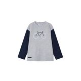Mayoral erkek çocuk kışlık sweatshırt 4045 GRİ 4 yaş