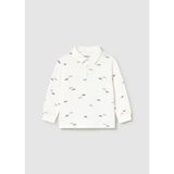 Mayoral Erkek Çocuk Polo Yaka Sweatshirt 1/4 Yaş 2102 - Krem - 2 Yaş