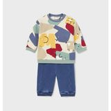 Mayoral Kışlık Erkek Bebek S-Shirt Pantolon Set Koyu Mavi - 04G-Mavi - 1,5 Yaş