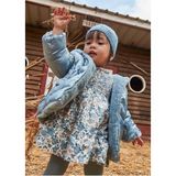 Mayoral Kışlık Kız Bebek Baskılı Elbise - Mavi - 2 Yaş