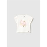 Mayoral Kız Bebek Baskılı T-Shirt Krem - 01079 - 18 Ay