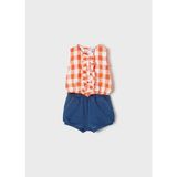 Mayoral Kız Bebek Bluz Şort 2 Li Set 1240 - 6 Ay - Turuncu