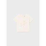 Mayoral Kız Bebek Çiçekli Tshirt - 1 Yaş - Krem