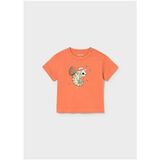 Mayoral Kız Bebek Kısa Kollu T-Shirt Turuncu - 01004 - 9 Ay