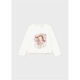Mayoral Kız Bebek Sweatshirt Kız Figürlü - 3 Yaş - Ekru