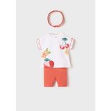 Mayoral Kız Bebek Tişört Tayt Bandana 3 Lü Set 1715 - 0 - 1 Ay - Kırmızı