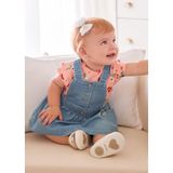 Mayoral Kız Bebek Yazlık Denim Solabet Etek Tişört 2 Li Set 1830 - Mavi - 0 - 1 Ay