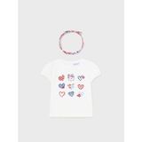 Mayoral Kız Bebek Yazlık Tişört Bandana 2 Li Set 1007 - Beyaz - 1 Yaş