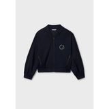 Mayoral Kız Çocuk Baskılı Fermuarlı Sweatshirt 6409 - Siyah - 14 Yaş