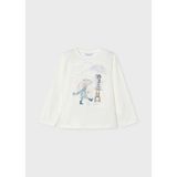 Mayoral Kız Çocuk Baskılı Sweatshirt - Ekru - 3 Yaş