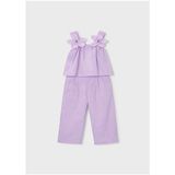 Mayoral Kız Çocuk Çiçekli Bluz ve Pantolon Takım Mor - 03596 - 9 Yaş