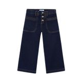 Mayoral kız çocuk denim bol paça pantolon 4547 LACİVERT