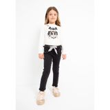 Mayoral kız çocuk denim kemerli pantolon 3509 SİYAH 8 yaş