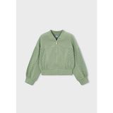 Mayoral Kız Çocuk Fermuarlı Sweatshirt Yeşil 3456 - 3 Yaş