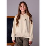 Mayoral Kız Çocuk Kapüşonlu Sweatshirt 7425 - Bej - 10 Yaş