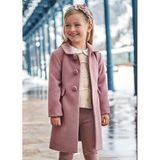 Mayoral Kız Çocuk Kaşe Kaban 4484 PEMBE
