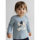 Mayoral Kız Çocuk Sweatshirt 2081 - Mavi - 9 Ay