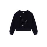Mayoral kız çocuk sweatshırt 7472 SİYAH